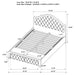Ashleigh Full & Twin Bed - Bargain Furniture (Detroit, MI)