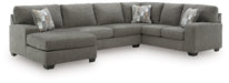 Clarington Sleeper Sectional with Chaise - Bargain Furniture (Detroit, MI)