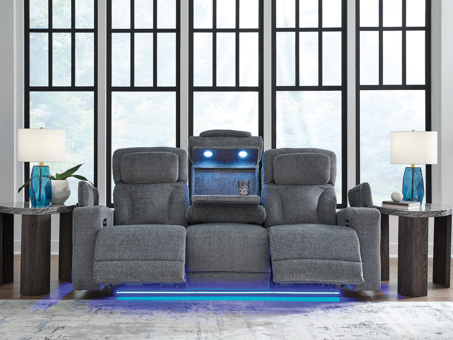 Studio Cave Power Reclining Sofa - Bargain Furniture (Detroit, MI)