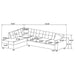 Stonenesse Stationary Sectionals - Bargain Furniture (Detroit, MI)