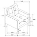 Bowen Stationary 3 Pc Sets - Bargain Furniture (Detroit, MI)