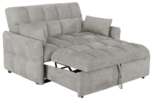 Cotswold Tufted Cushion Sleeper Sofa Bed Light Grey & Dark Grey - Bargain Furniture (Detroit, MI)