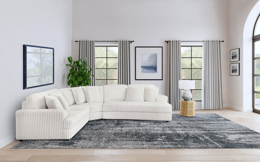 Emberson Upholstered Modular Sectional Sofa Ivory - Bargain Furniture (Detroit, MI)