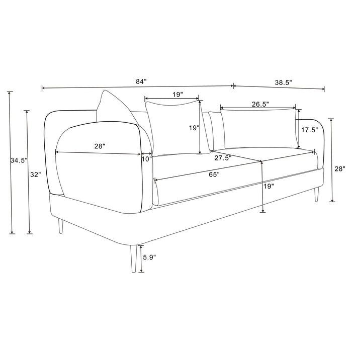 Jade Sofa - Bargain Furniture (Detroit, MI)