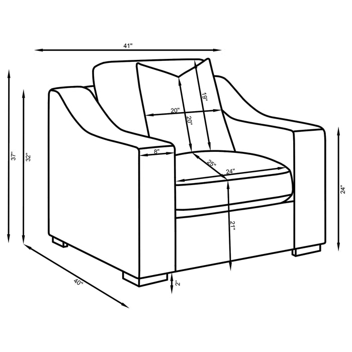 Ashlyn Stationary 3 Pc Sets - Bargain Furniture (Detroit, MI)