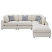 Serene 5-piece Upholstered Modular Sectional Sofa Beige - Bargain Furniture (Detroit, MI)