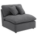 Hobson 6-piece Upholstered Modular Sectional Sofa Charcoal - Bargain Furniture (Detroit, MI)