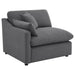 Hobson 6-piece Upholstered Modular Sectional Sofa Charcoal - Bargain Furniture (Detroit, MI)