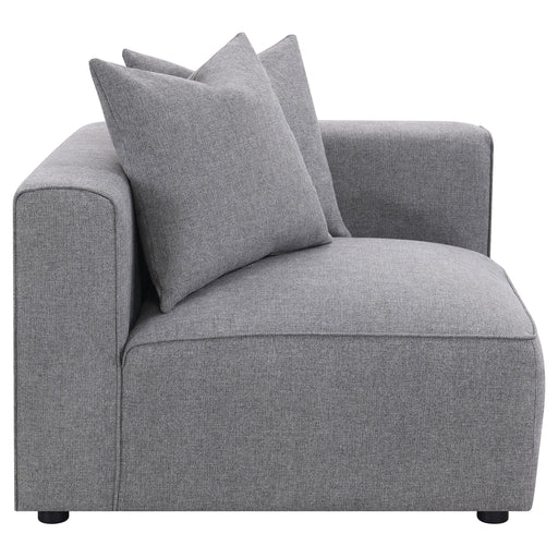 Jennifer Upholstered Corner Chair - Bargain Furniture (Detroit, MI)