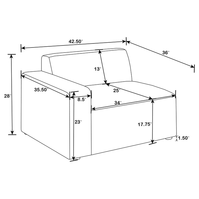 Freddie Sectionals 5 - Bargain Furniture (Detroit, MI)