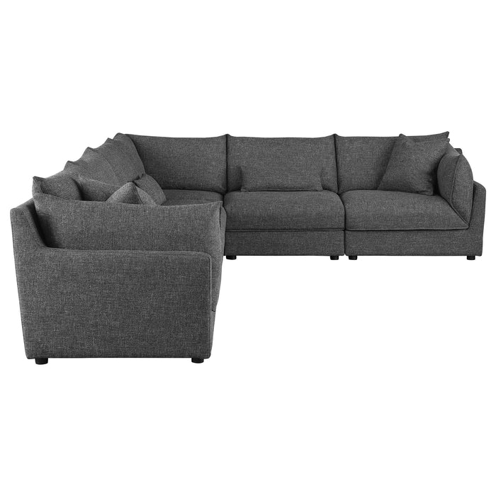 Sasha 6 Piece Sectionals - Bargain Furniture (Detroit, MI)