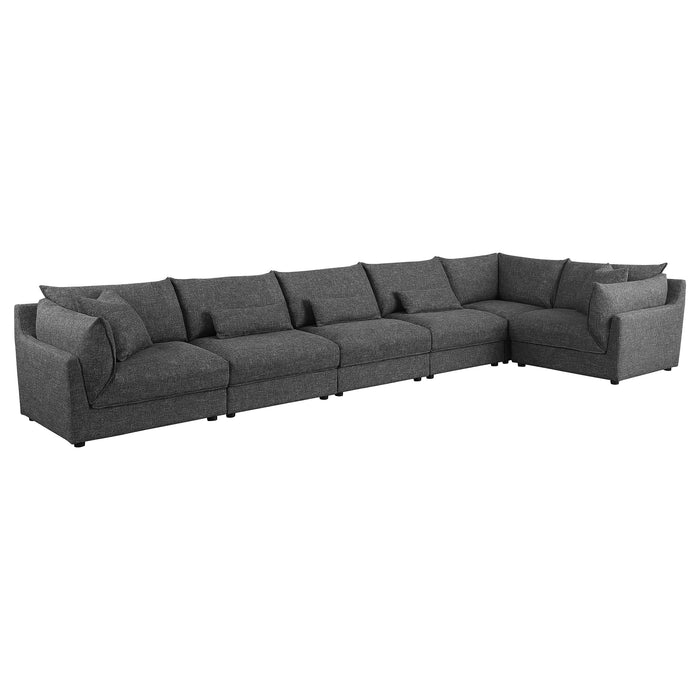 Sasha 6 Piece Sectionals - Bargain Furniture (Detroit, MI)