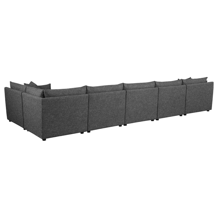 Sasha 6 Piece Sectionals - Bargain Furniture (Detroit, MI)