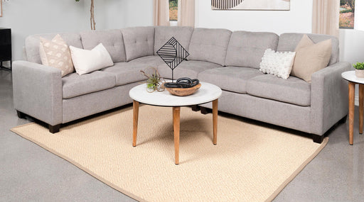 Georgina 4-piece Upholstered Modular Sectional Sofa Beige - Bargain Furniture (Detroit, MI)