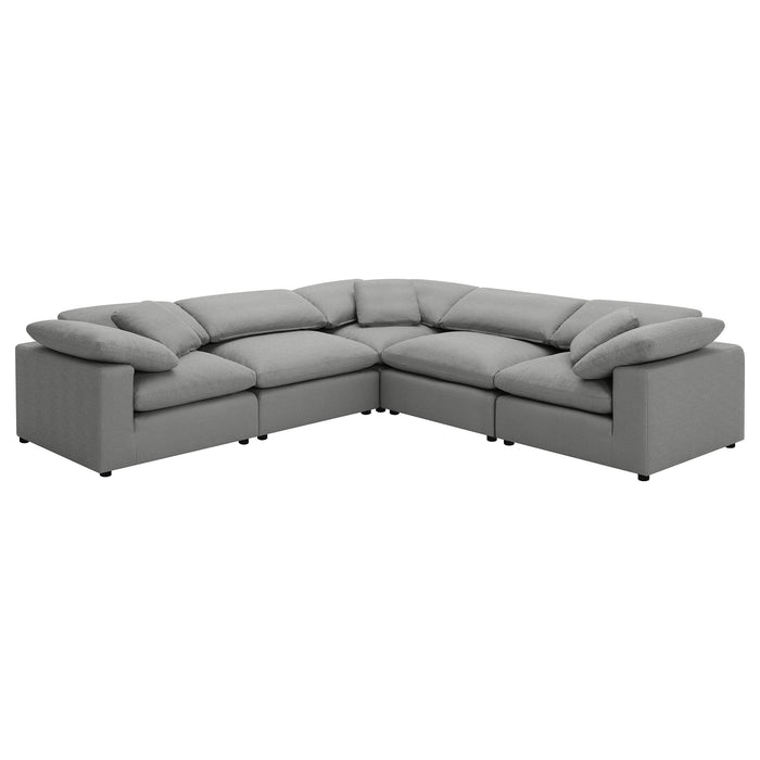 Raleigh Modular Sectionals Grey - Bargain Furniture (Detroit, MI)