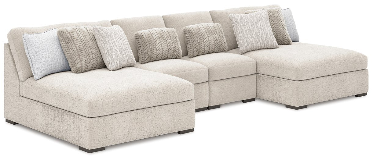 Cuddle Plush Sectional with Chaise - Bargain Furniture (Detroit, MI)