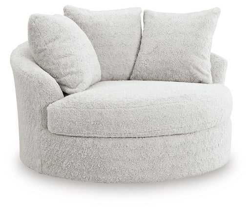 Cuddle Plush Oversized Swivel Accent Chair - Bargain Furniture (Detroit, MI)