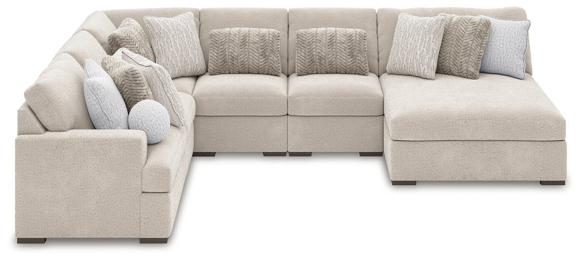 Cuddle Plush Sectional with Chaise - Bargain Furniture (Detroit, MI)
