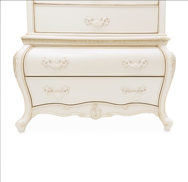 AICO Lavelle 6-Drawer Chest in Classic Pearl - Bargain Furniture (Detroit, MI)