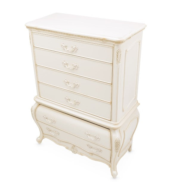 AICO Lavelle 6-Drawer Chest in Classic Pearl - Bargain Furniture (Detroit, MI)
