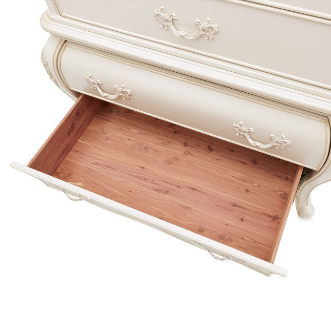 AICO Lavelle 6-Drawer Chest in Classic Pearl - Bargain Furniture (Detroit, MI)