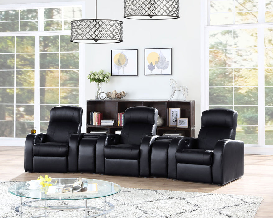Cyrus Upholstered Home Theater Seating - Bargain Furniture (Detroit, MI)