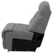 Higgins Upholstered Armless Chair Grey - Bargain Furniture (Detroit, MI)