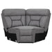 Higgins Upholstered Wedge Grey - Bargain Furniture (Detroit, MI)