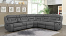 Higgins Upholstered Wedge Grey - Bargain Furniture (Detroit, MI)