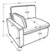 Collins Recling Sectionals - Bargain Furniture (Detroit, MI)