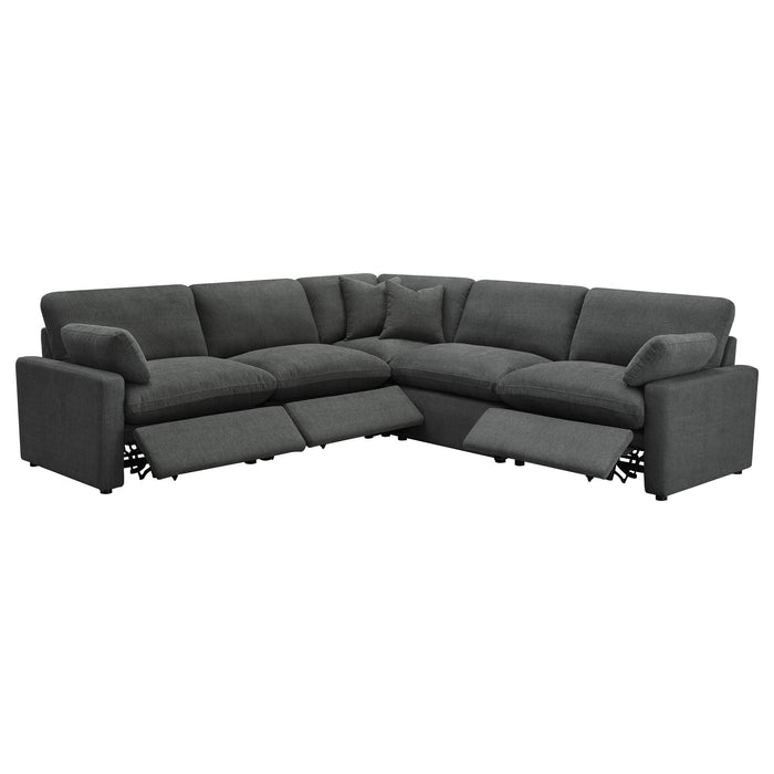 Collins Reclining Sectionals Upholstered - Bargain Furniture (Detroit, MI)