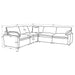 Collins Reclining Sectionals Upholstered - Bargain Furniture (Detroit, MI)