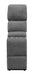 Bahrain Upholstered Console Charcoal - Bargain Furniture (Detroit, MI)