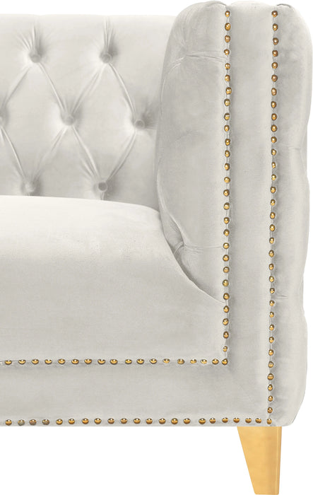 Michelle Cream Velvet Chair
