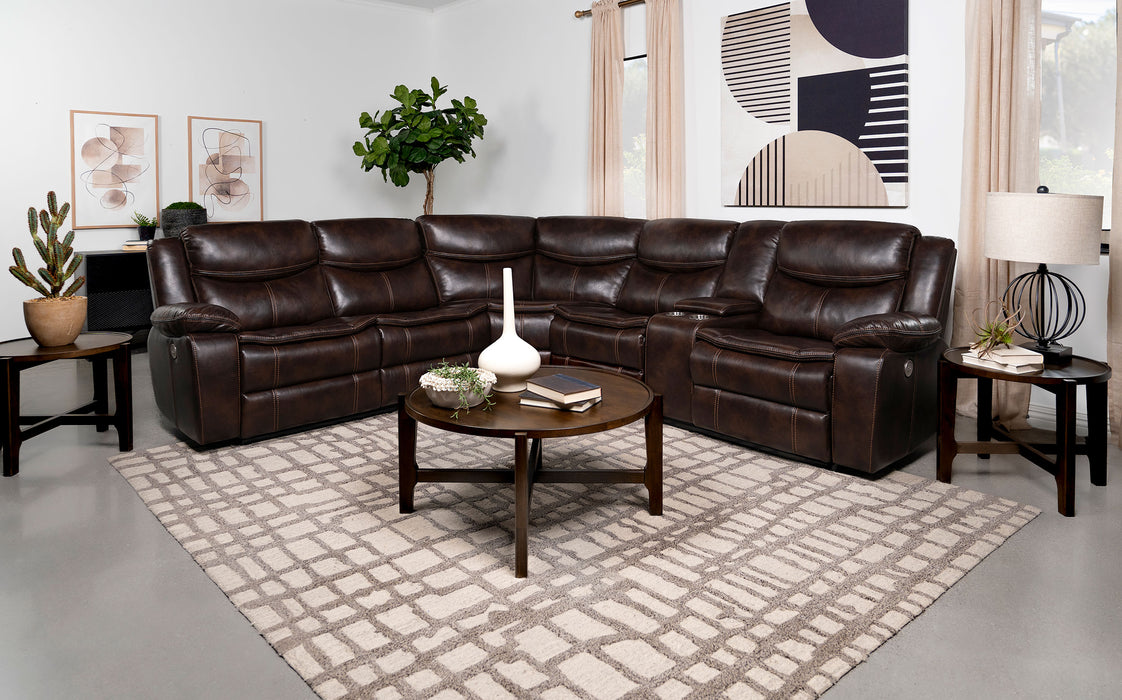 Sycamore Reclining Sectionals - Bargain Furniture (Detroit, MI)