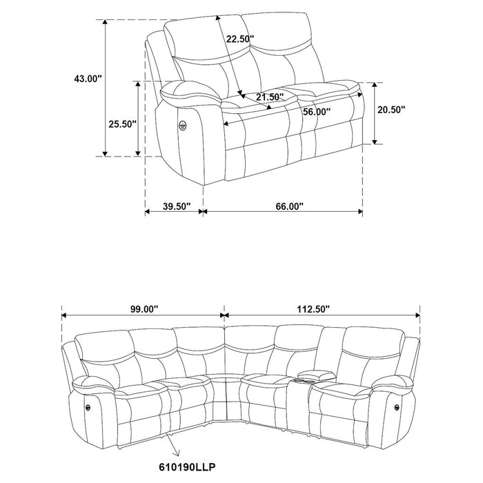 Sycamore Reclining Sectionals - Bargain Furniture (Detroit, MI)
