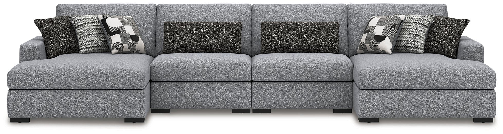 Bealton Sectional with Double Chaise - Bargain Furniture (Detroit, MI)