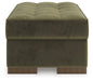 Caspian-Town Oversized Accent Ottoman - Bargain Furniture (Detroit, MI)