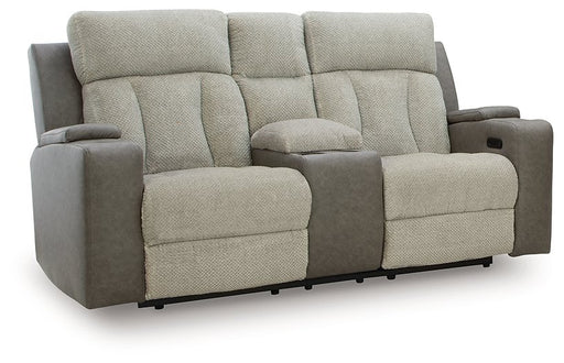WhipLash Power Reclining Loveseat with Console - Bargain Furniture (Detroit, MI)