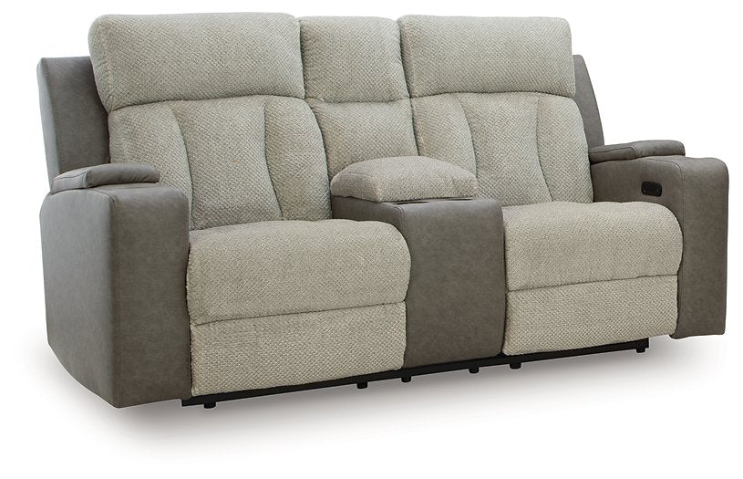 WhipLash Power Reclining Loveseat with Console - Bargain Furniture (Detroit, MI)