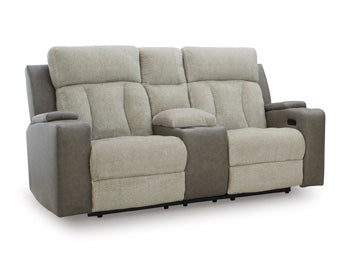 WhipLash Power Reclining Loveseat with Console - Bargain Furniture (Detroit, MI)