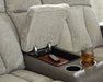 WhipLash Power Reclining Loveseat with Console - Bargain Furniture (Detroit, MI)