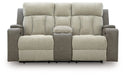 WhipLash Power Reclining Loveseat with Console - Bargain Furniture (Detroit, MI)