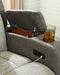WhipLash Power Reclining Loveseat with Console - Bargain Furniture (Detroit, MI)