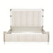 AICO Furniture Penthouse King Upholstered Platform Bed in Ash Gray - Bargain Furniture (Detroit, MI)