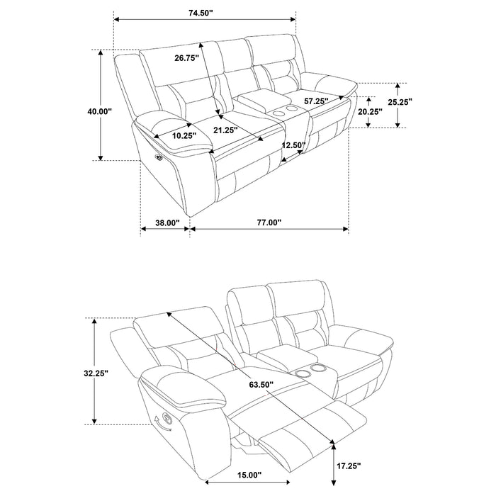 Greer Reclining 3 Pc Sets - Bargain Furniture (Detroit, MI)
