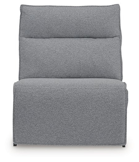 ModMax II Reclining Sectional with Chaise and Audio Console - Bargain Furniture (Detroit, MI)