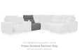 ModMax II Reclining Sectional with Chaise and Audio Console - Bargain Furniture (Detroit, MI)
