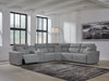 Modmax Reclining Sectional with Console - Bargain Furniture (Detroit, MI)