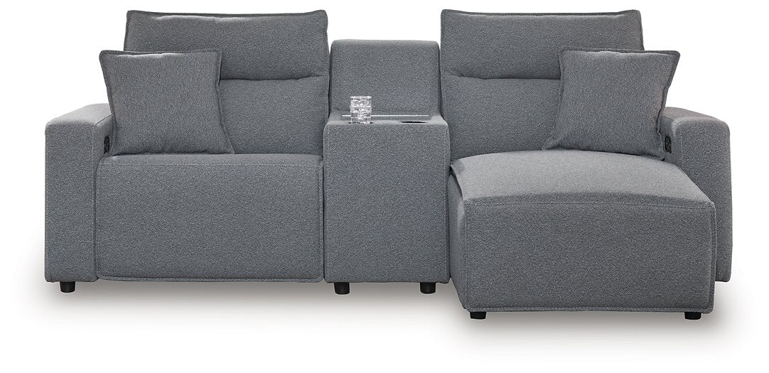Modmax Power Reclining Sectional with Chaise - Bargain Furniture (Detroit, MI)